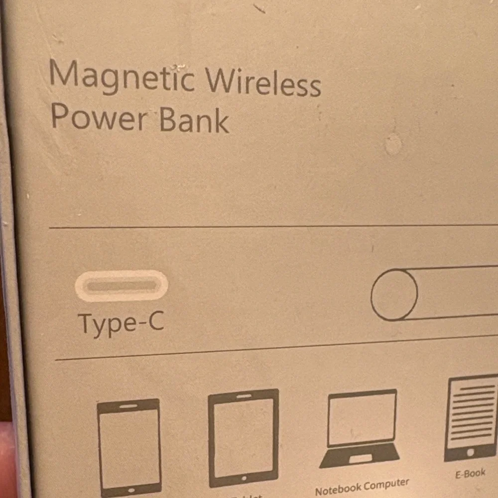 BBD Magnetic Power Bank 12000mAh Magsafe Battery Pack w/ 20w Fast Charging Slim